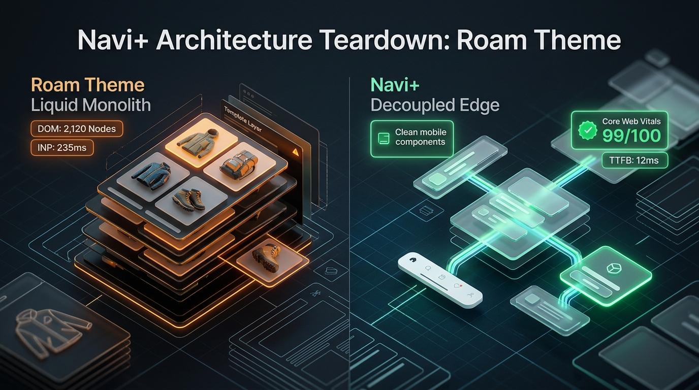 Shopify Roam Theme Review: Archetype Themes Monolith vs. Decoupled Edge Architecture