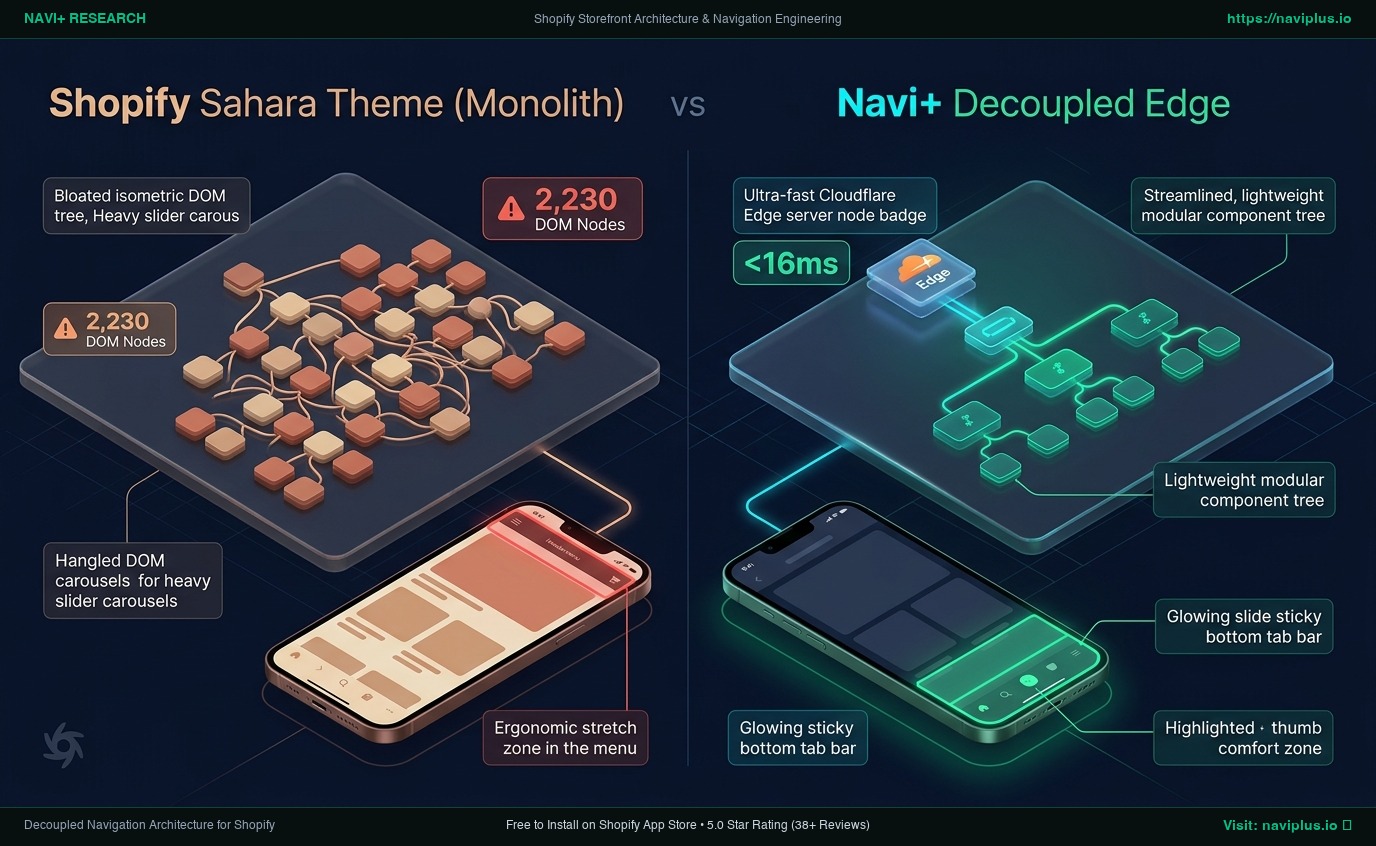 Shopify Sahara Theme Review: Bohemian Artisanal Decor Monolith vs. Decoupled Edge Architecture