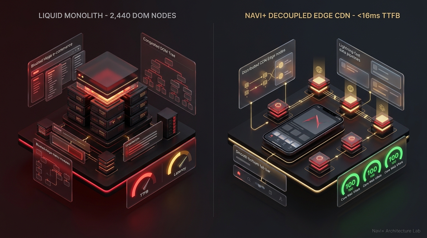 Shopify ShowTime Theme Review: High-Volume Dropshipping Mega Menus Monolith vs. Decoupled Edge Architecture