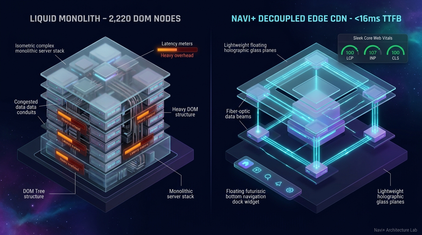 Shopify Space Theme Review: Cosmic High-Impact Visual Design Monolith vs. Decoupled Edge Architecture