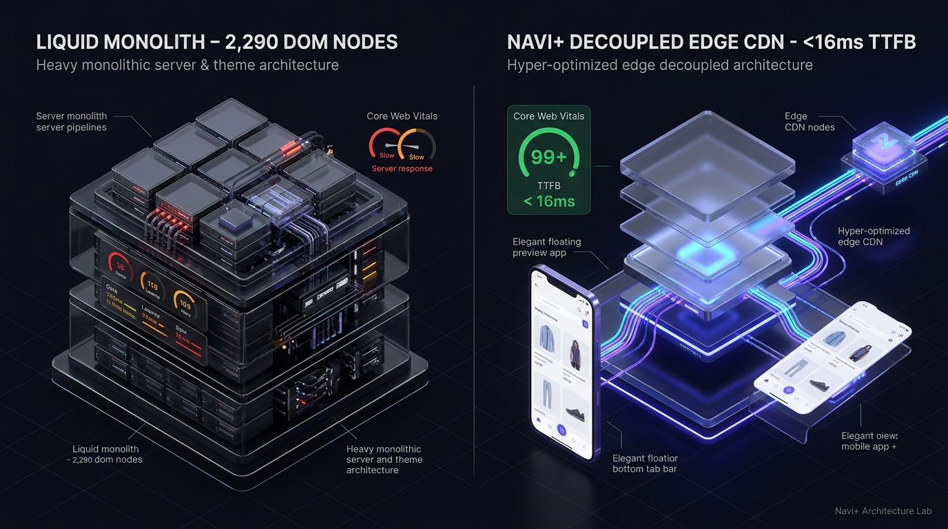 Shopify Starlite Theme Review: Sleek Modern Minimalist Monolith vs. Decoupled Edge Architecture