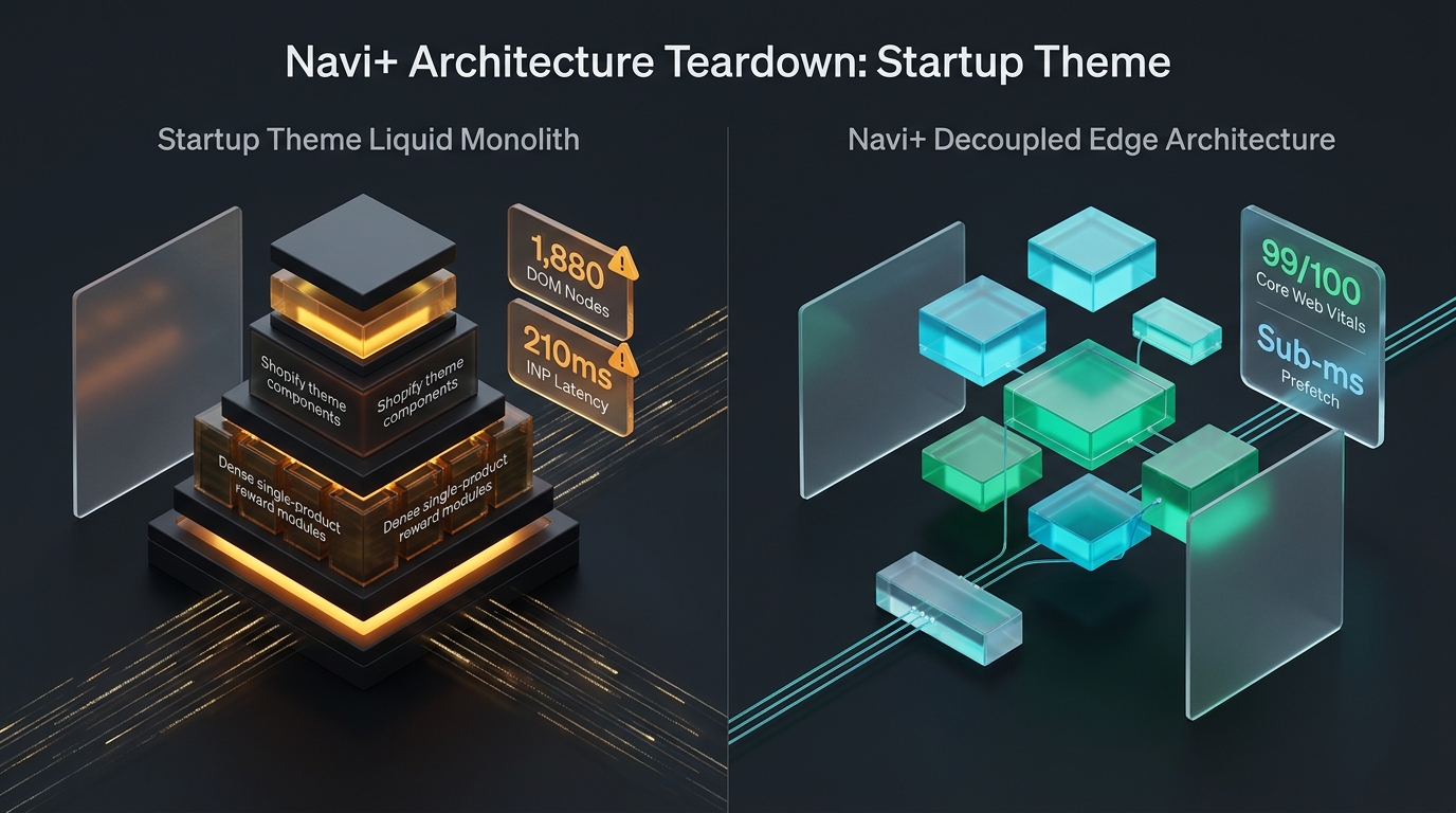 Shopify Startup Theme Review: Pixel Union Monolith vs. Decoupled Edge Architektur