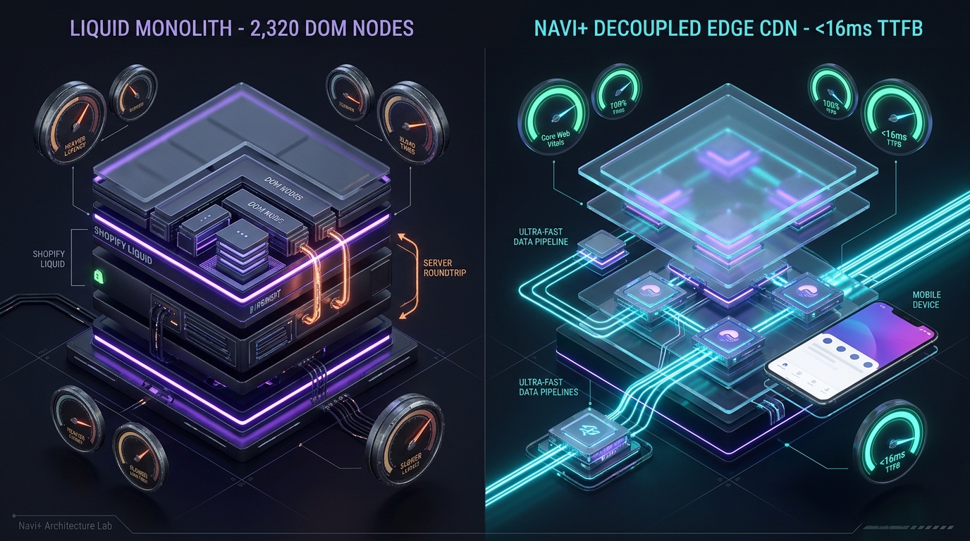 Shopify Ultra Theme Review: High-Converting Performance DTC Monolith vs. Decoupled Edge Architecture