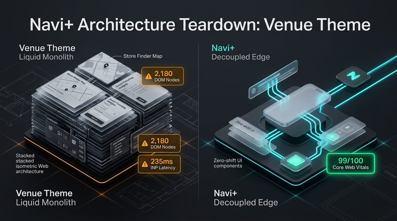 Shopify Venue Theme Review: Safe As Milk Monolith vs. Decoupled Edge Architecture