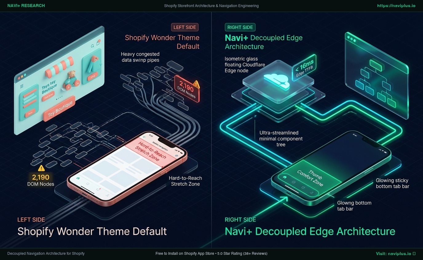 Shopify Wonder Theme Review: Artisanal Gifts & Concept Boutique Monolith vs. Decoupled Edge Architecture
