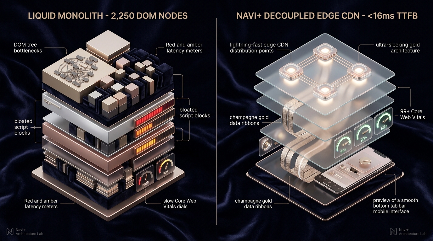 Shopify Xclusive Theme Review: Luxury Couture Monolith vs. Decoupled Edge Architecture